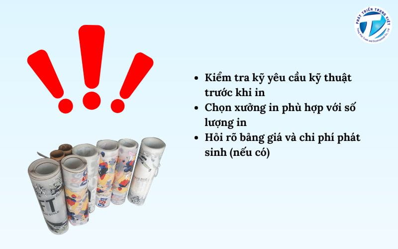 Lưu ý khi đặt in PET chuyển nhiệt tại Hà Nội